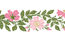 villiruusu - ruusut sablonit