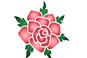 Ruusu 1A - ruusut sablonit